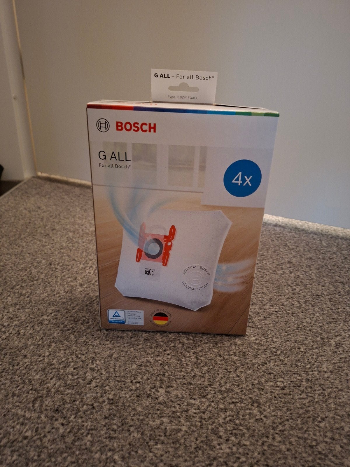 Bosch G ALL Stofzuigerzakken - 4 stuks, Witgoed en Apparatuur, Stofzak, Bosch, Nieuw, Ophalen of Verzenden