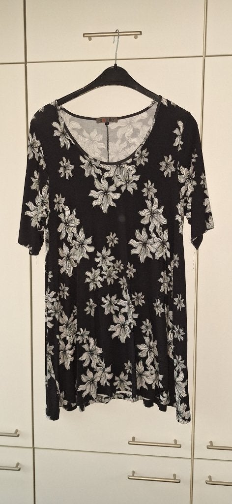 Exelle Tuniek zwart-wit, Kleding | Dames, Exelle, Ophalen of Verzenden, Zo goed als nieuw, Blouse of Tuniek