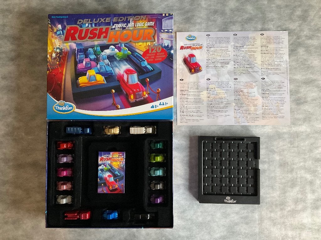 Rush Hour Deluxe Edition denk en schuifpuzzel  Spel, Een of twee spelers, Ophalen, Zo goed als nieuw, Thinkfun