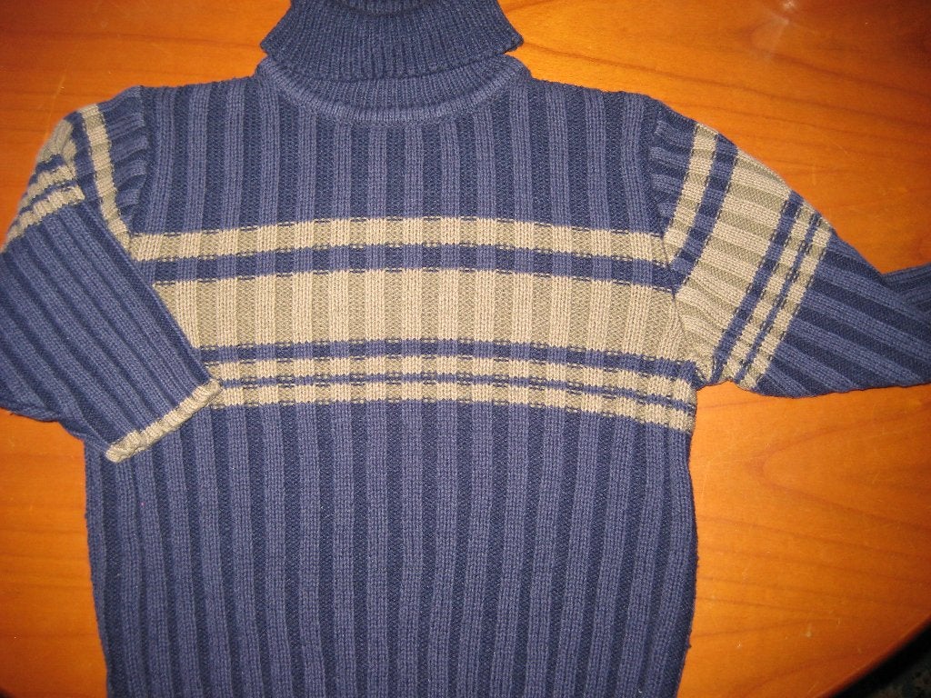 Coltrui, 98/104, HEMA, met beige strepen, Ophalen of Verzenden, Zo goed als nieuw, Jongen, Trui of Vest