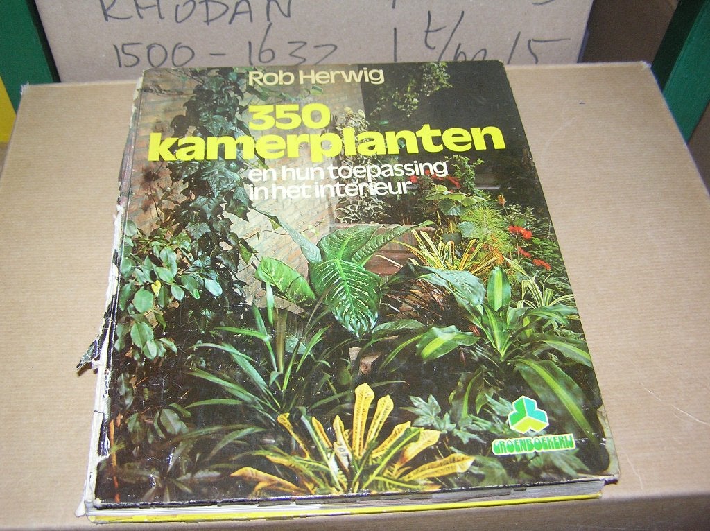 350 kamerplanten-Rob Herwig(P3), Boeken, Ophalen of Verzenden, Gelezen, Rob Herwig, Kamerplanten