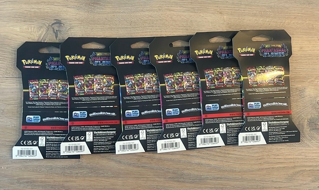 Pokémon Phantasmal flames Booster Packs (6 stuks), Ophalen of Verzenden, Nieuw, Booster