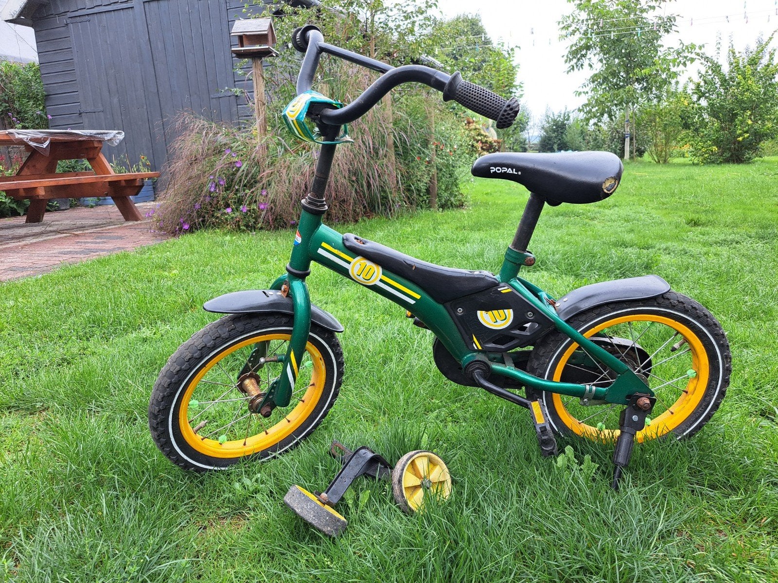 Fietsje jongens 14", Ophalen of Verzenden, Gebruikt, Terugtraprem, 14 tot 16 inch