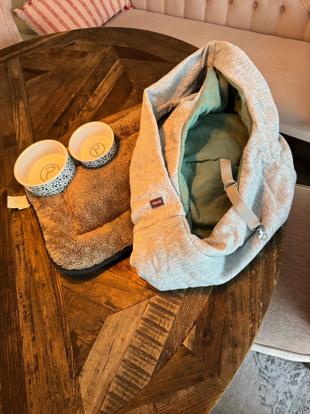 Set puppy nooit bebruikt, Dieren en Toebehoren, Ophalen of Verzenden, Nieuw, Draagtas/-zak