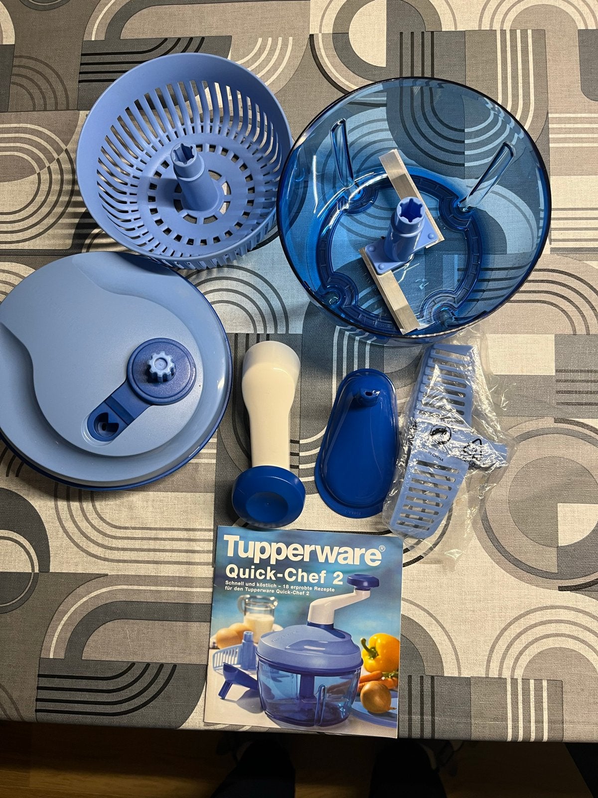 Tupperware Quick Chef 2 - kompleet, Blauw, Overige typen, Nieuw, Ophalen of Verzenden
