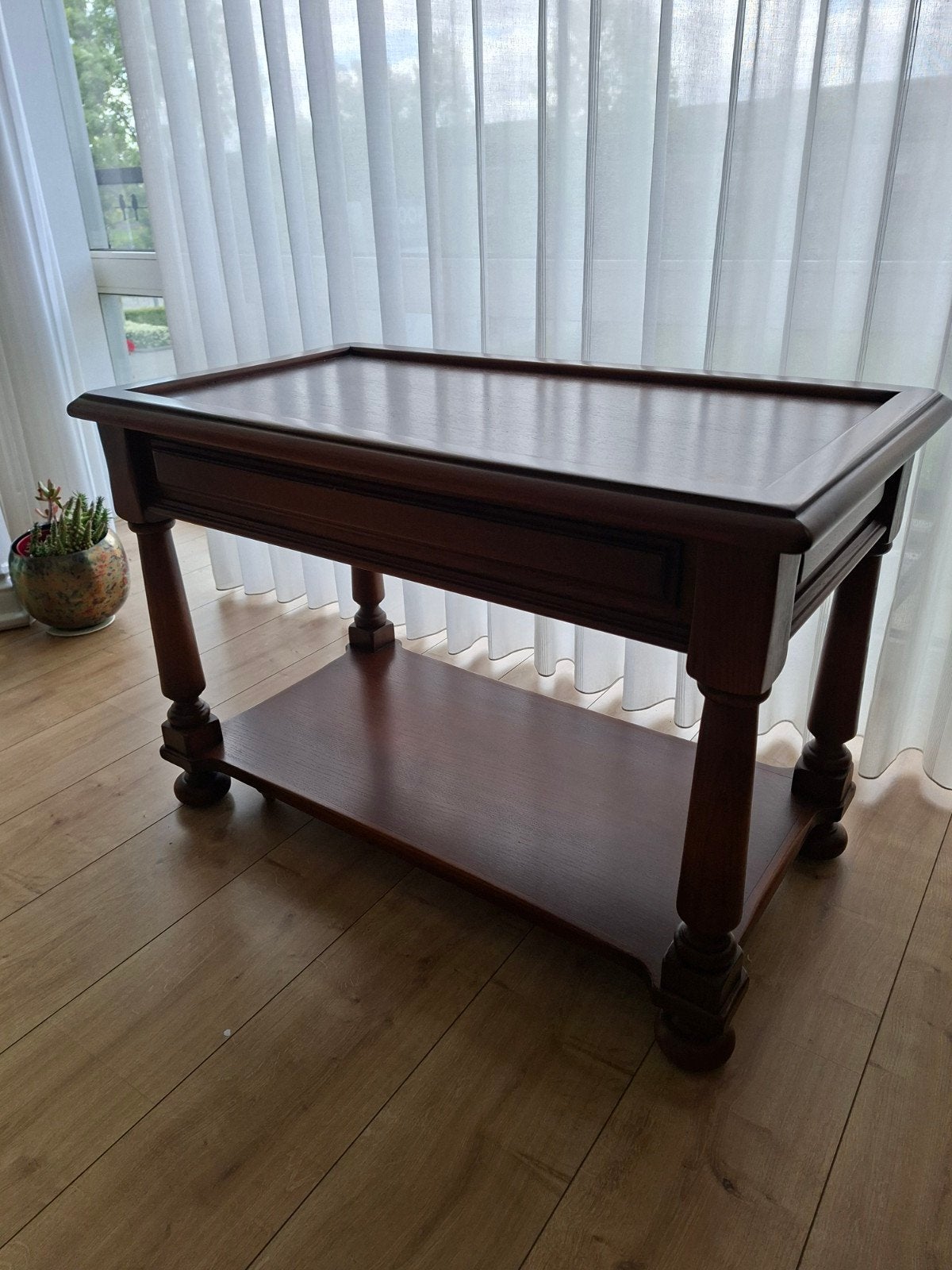 Mooie trolley/bijzettafel/tv-meubel met lade, 62x92x52 cm, Huis en Inrichting, Ophalen, Gebruikt