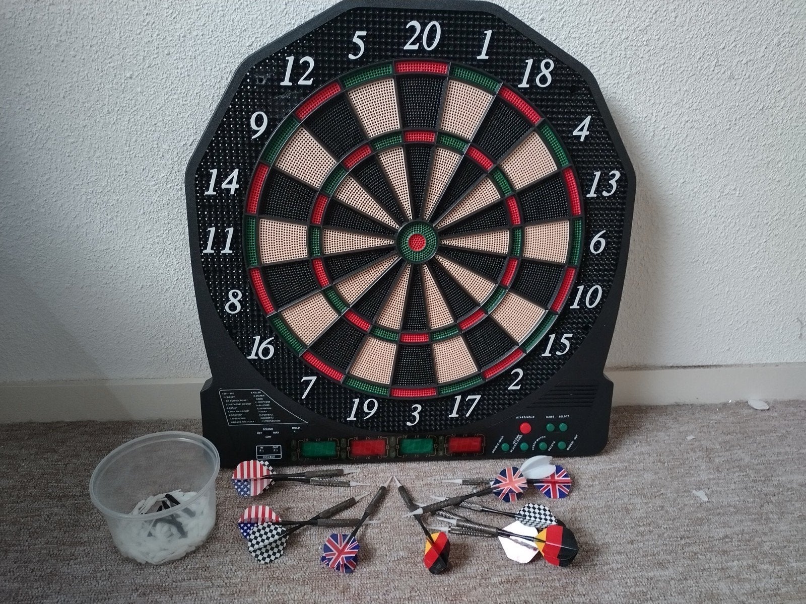 Dartbord electronisch, Sport en Fitness, Darts, Ophalen of Verzenden, Dartbord