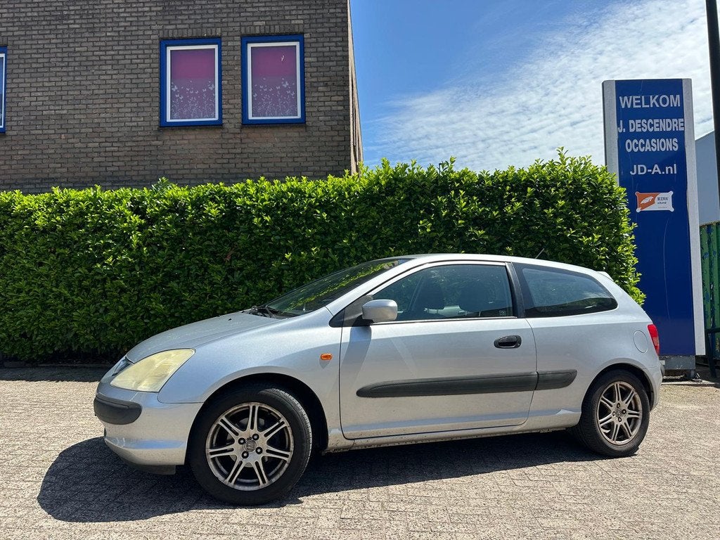 Honda Civic 1.4i LS Airco, Elec.Pakket, Lmv! (bj 2002), Auto's, Honda, Voorwielaandrijving, Stof, Gebruikt, 4 cilinders