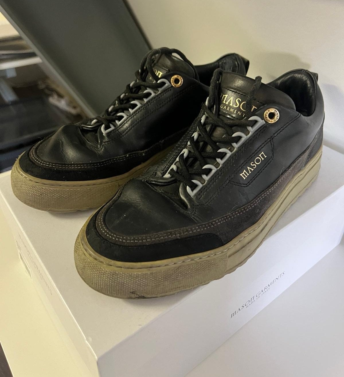 Mason Garments sneakers - Zwart, Ophalen, Zwart, Sneakers of Gympen, Gedragen