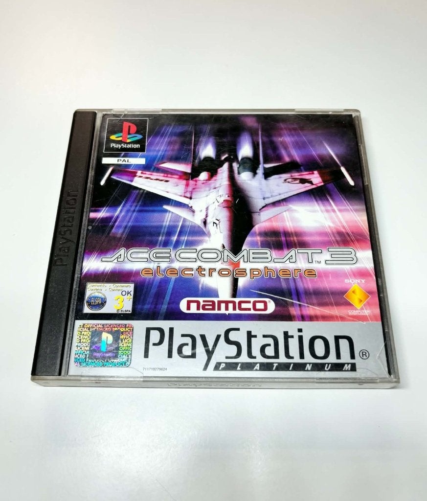Ace Combat 3 PlayStation 1 Ps 1, Spelcomputers en Games, Gebruikt, 1 speler, Racen en Vliegen, Ophalen of Verzenden