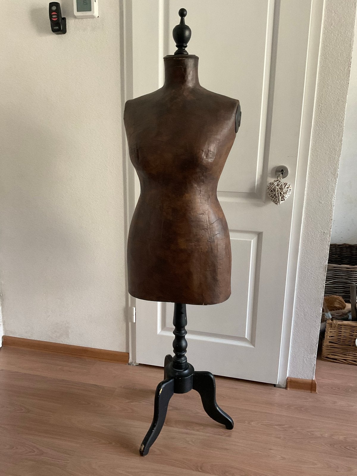 Vintage Papiermaché Paspop - Decoratieve Mannequin, Ophalen of Verzenden