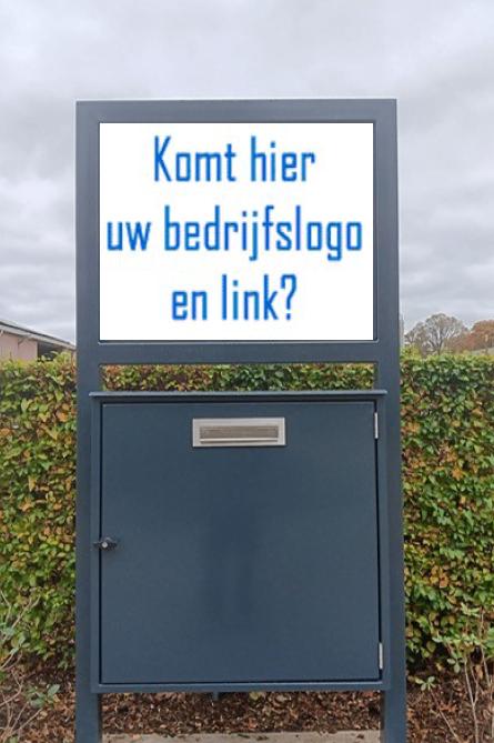 Pakket brievenbus RVS, Tuin en Terras, Brievenbussen, Ophalen, Nieuw, Rvs