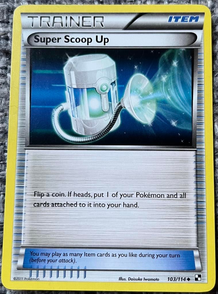 Trainerkaart van Super Scoop Up • Black & White (103/114), Verzenden, Nieuw, Losse kaart