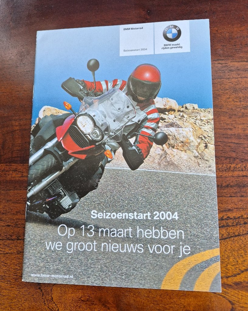BMW Motorrad Seizoenstart 2004 Brochure, Motoren, Ophalen of Verzenden, BMW
