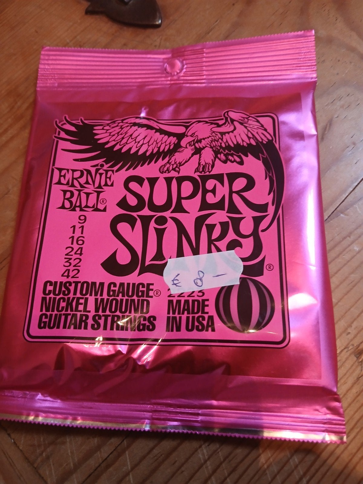 Ernie Ball Super Slinky Custom Gauge 2223 Gitaarsnaren, Muziek en Instrumenten, Ophalen of Verzenden, Nieuw