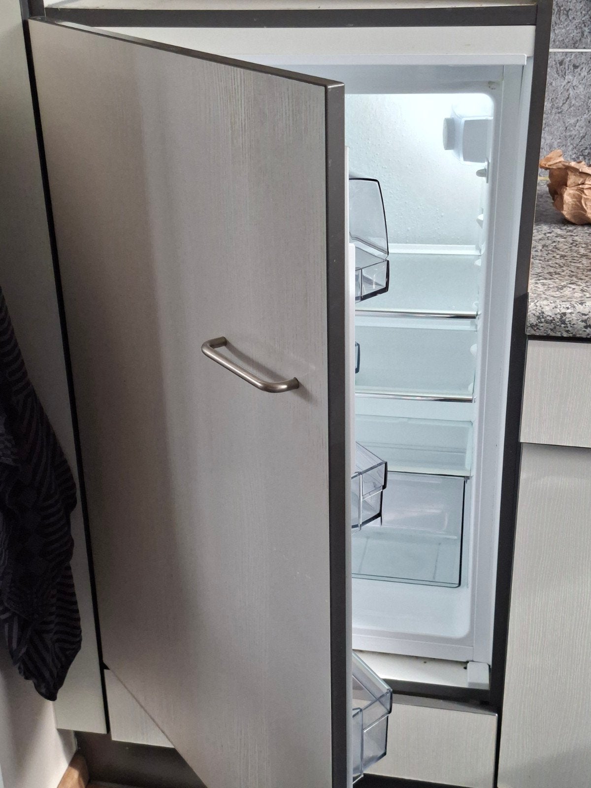 Inbouw koelkast AEG, Ophalen, Zo goed als nieuw, Inbouw, Minder dan 60 cm