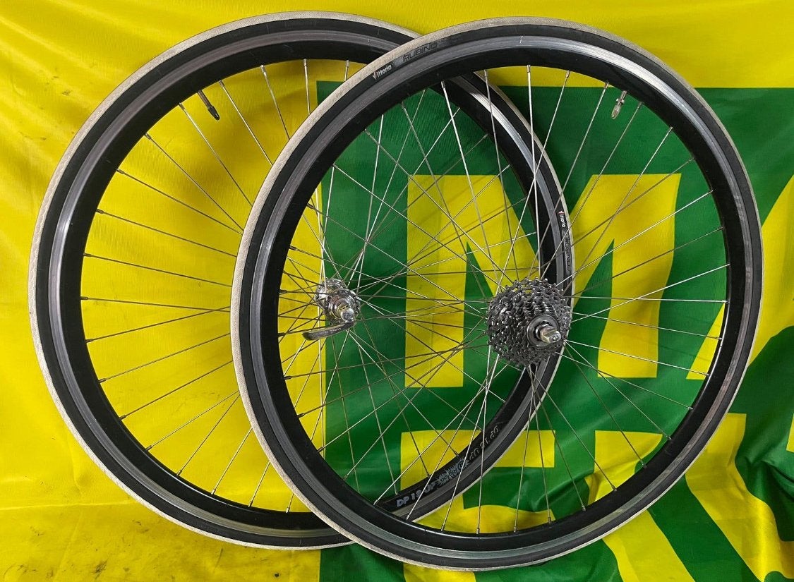 Wielset 9-speed shima Dura ace 9sp rigida DP18 Up racefiets, Wiel, Gebruikt, Ophalen of Verzenden, Aluminium
