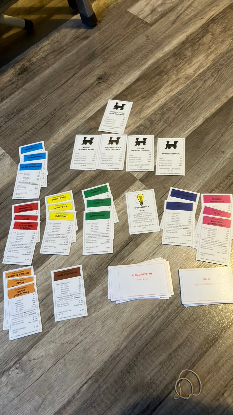 Kaarten Monopoly Den Haag, Ophalen of Verzenden, Zo goed als nieuw