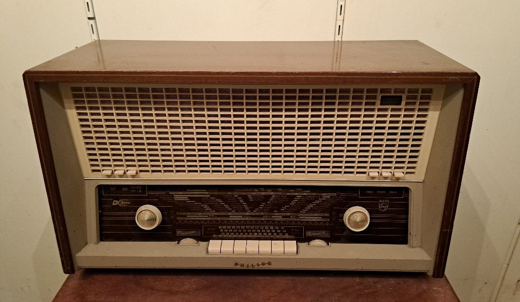 Oude Philips buizen radio, Audio, Tv en Foto, Radio's, Ophalen, Niet werkend, Radio