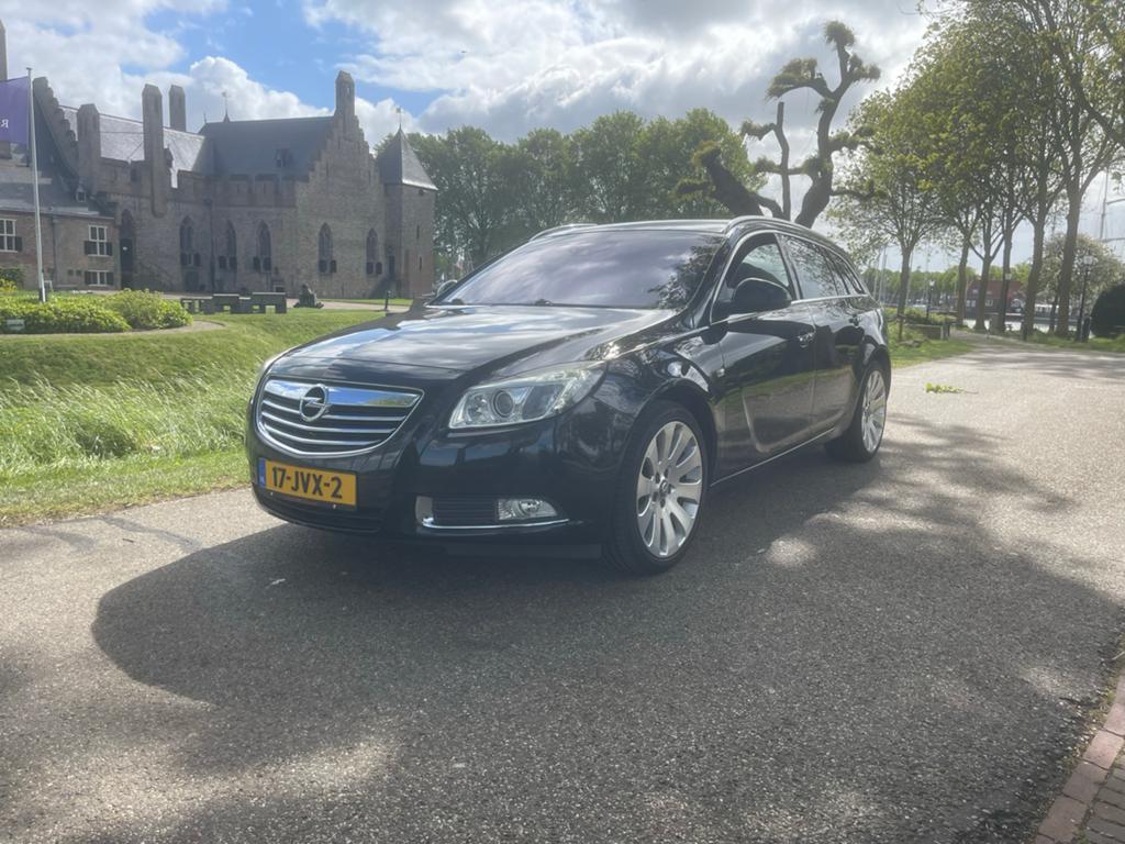 Opel Insignia 2.0 Turbo Sports Tourer 4X4 AUT 2009 Zwart, Auto's, Opel, Particulier, Insignia, 4x4, ABS, Airbags, Airconditioning