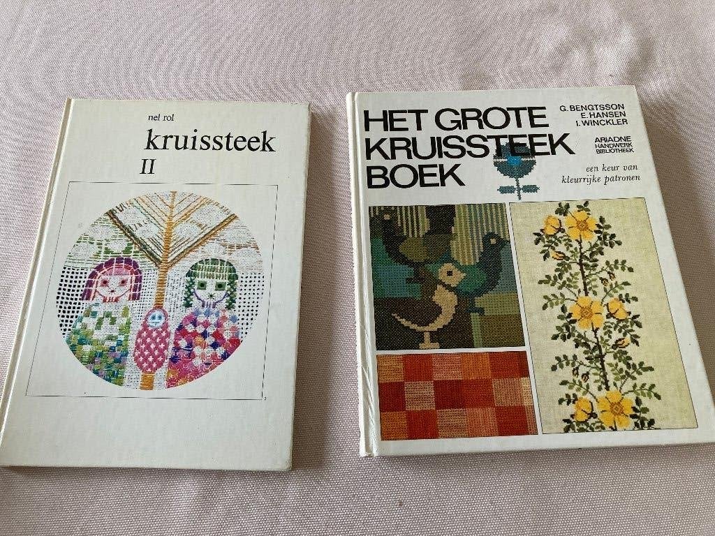 boek kruissteek merklap, Verzenden, Zo goed als nieuw, Overige typen