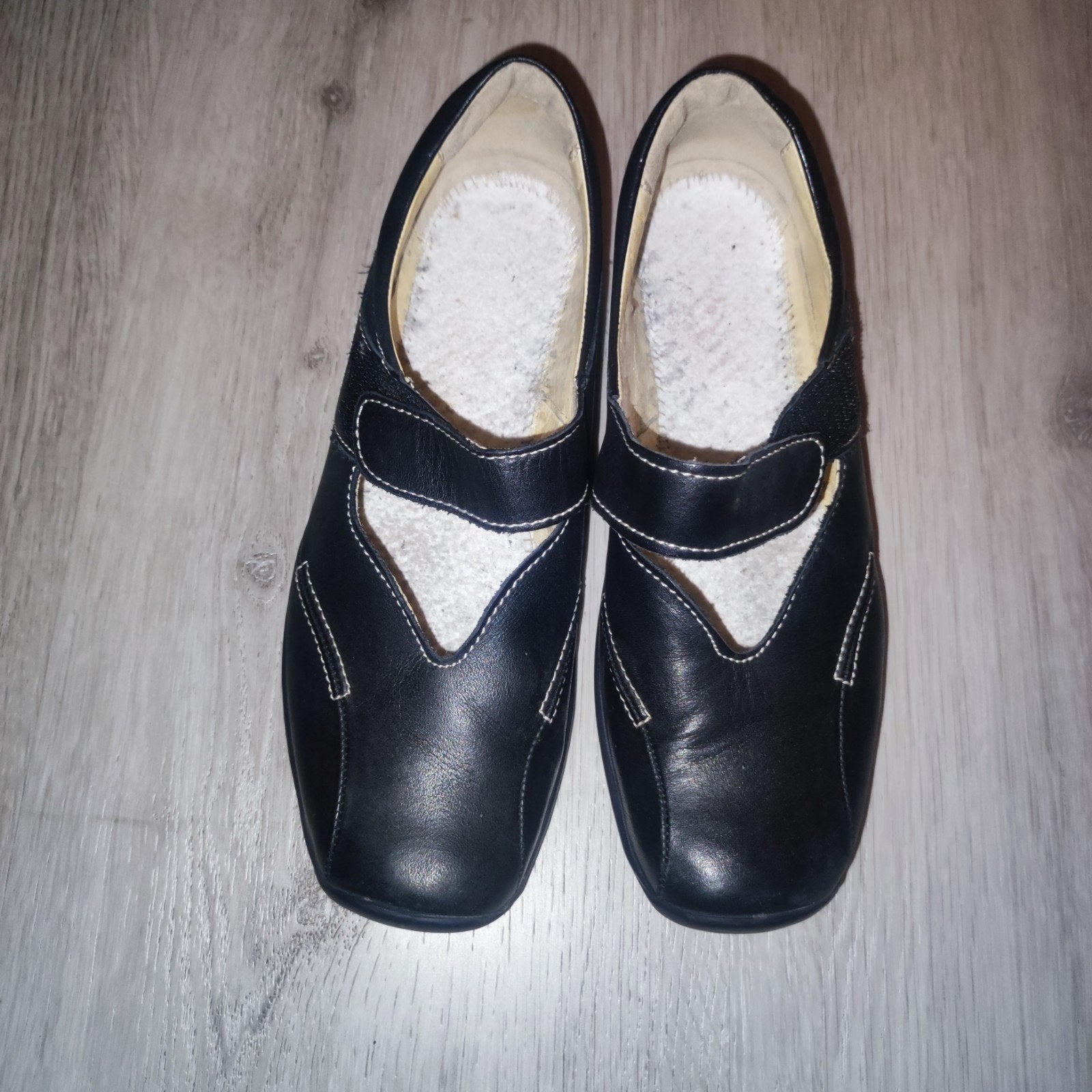 Wolky dames leren schoenen maat 40 - Zwart, Verzenden, Zo goed als nieuw, Zwart