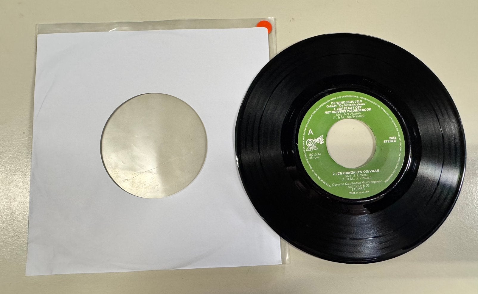 Vinyl Single - De Windjbuujels, Cd's en Dvd's, Ophalen of Verzenden, Zo goed als nieuw, Pop
