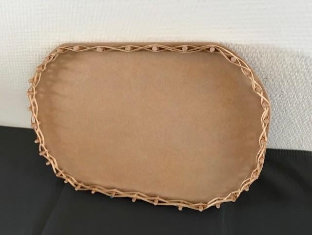 houten dienblad met rand, Huis en Inrichting, Ophalen of Verzenden, Nieuw, Rechthoekig, Hout