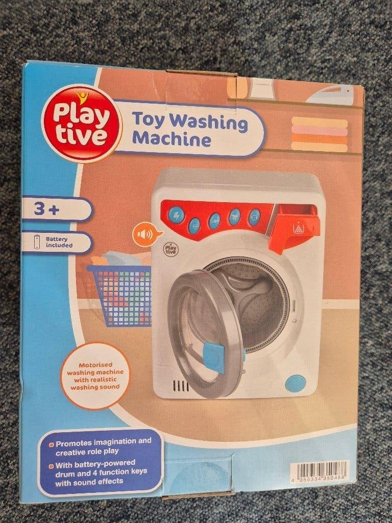 Te Koop nieuwe speelgoed wasmachine met geluid, Ophalen, Nieuw, Kunststof, Speelkeuken-accessoire