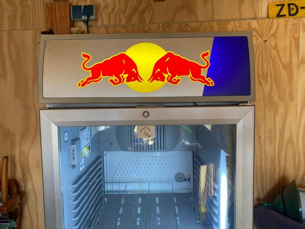 Red Bull Heineken coca cola koelkast, Witgoed en Apparatuur, Koelkasten en IJskasten, Minder dan 75 liter, Ophalen, Zonder vriesvak