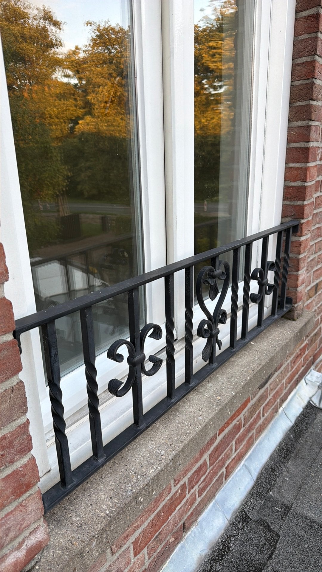 Raamhek set van 2 110x35, Ophalen, Zo goed als nieuw, IJzer
