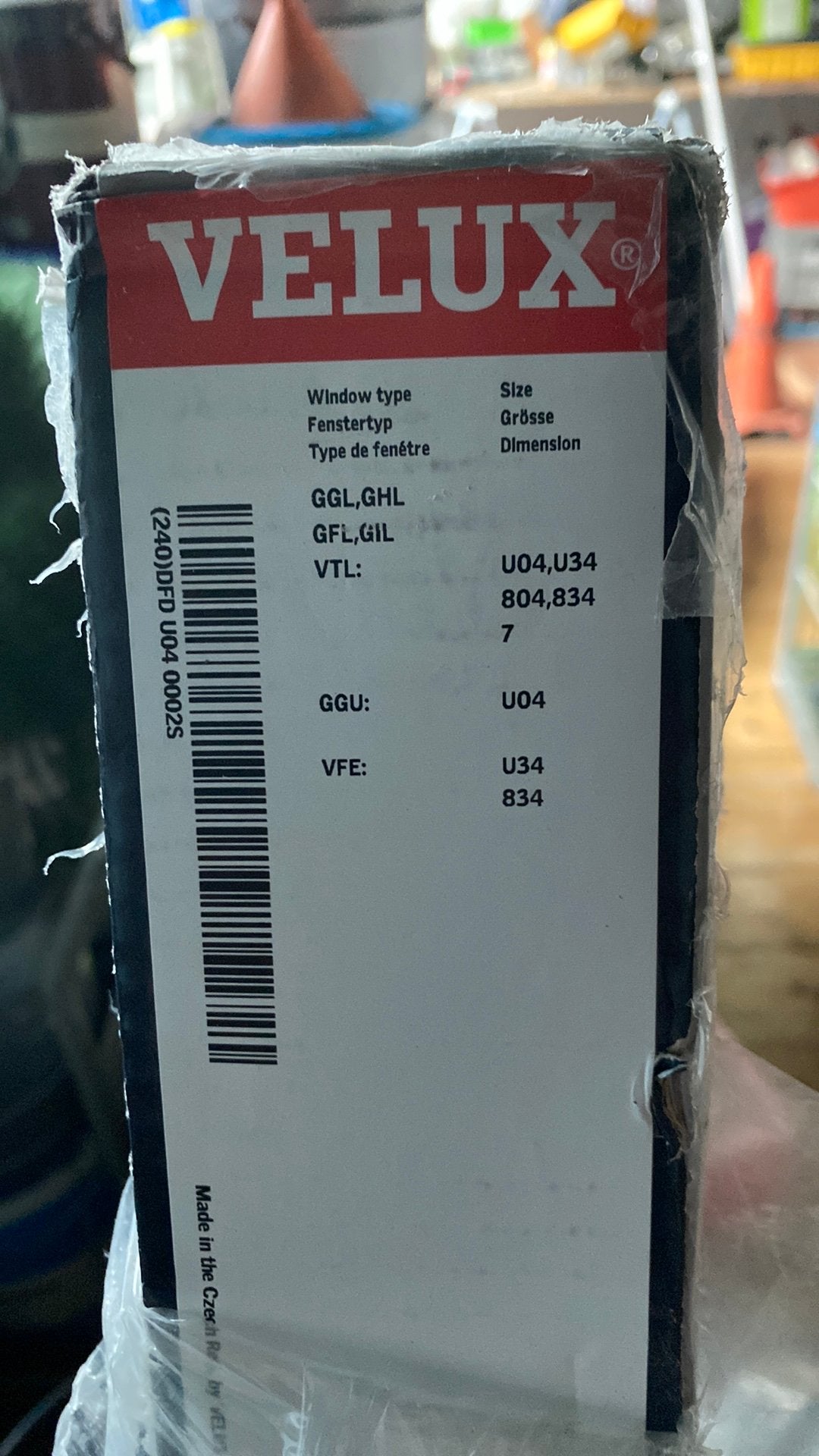 Velux zonwering, Ophalen, Nieuw