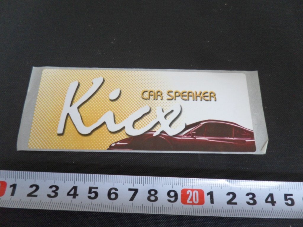 sticker KICX  car speaker, Ophalen, Zo goed als nieuw