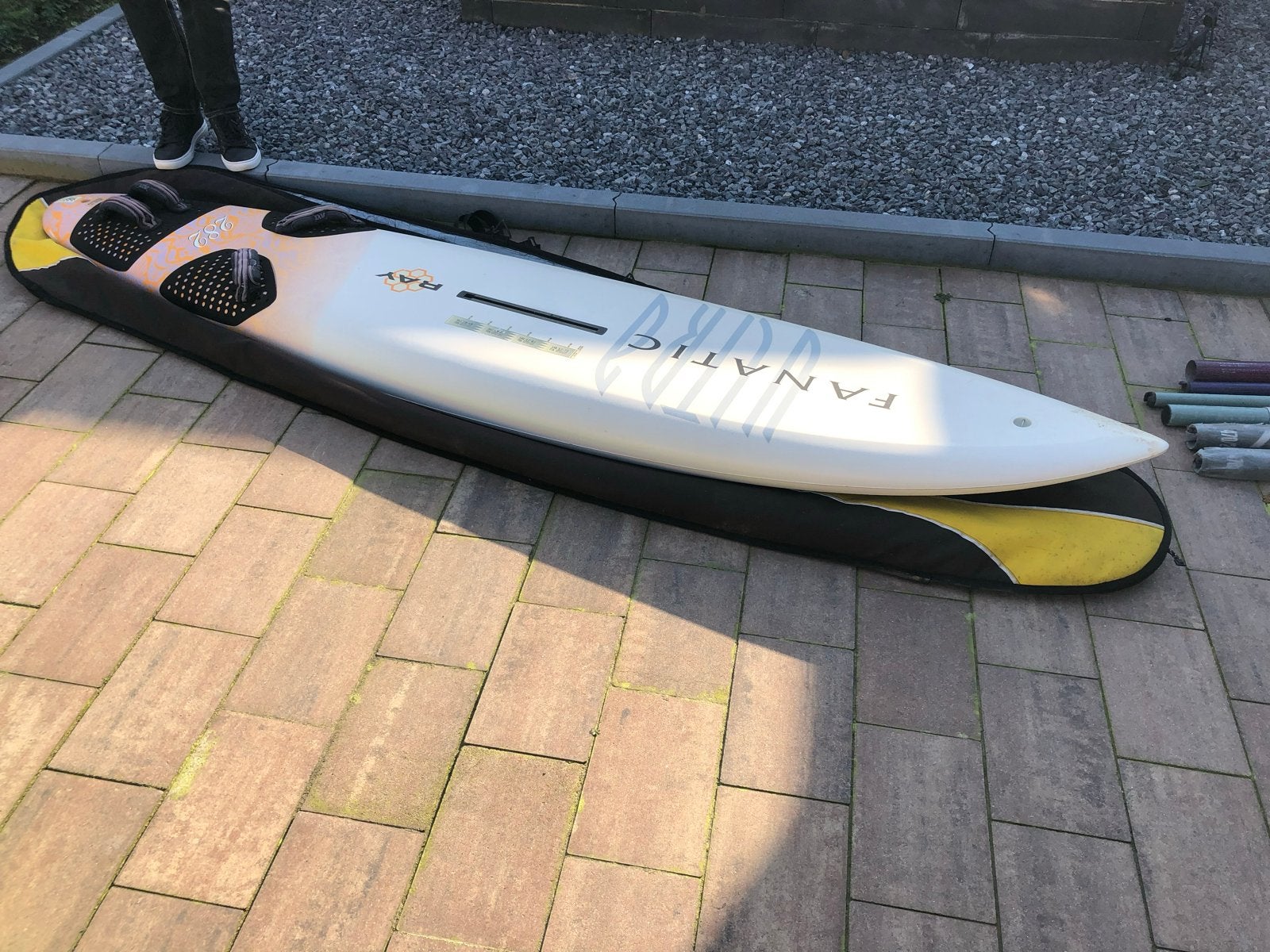 2 Fanatic windsurfplanken met toebehoren, Ophalen, 250 tot 300 cm, Complete set, Gebruikt