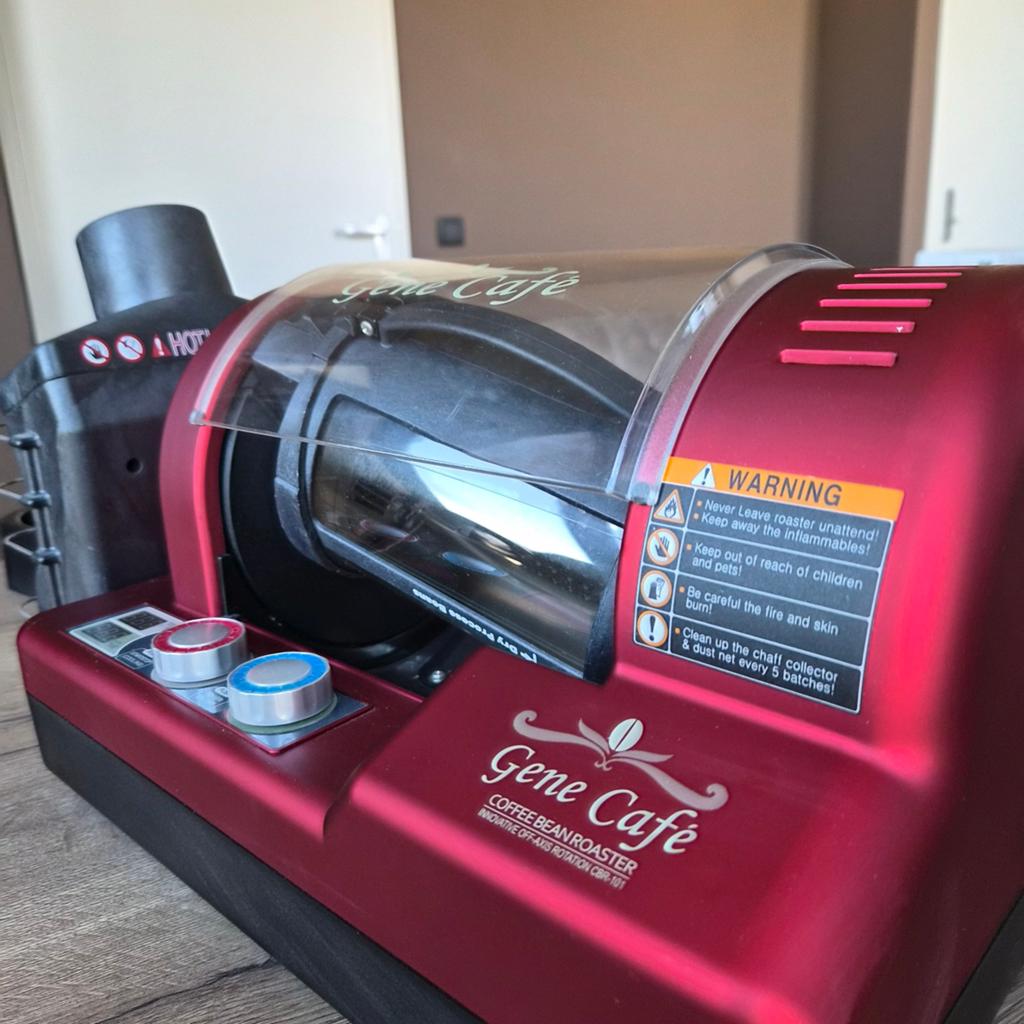Gene Café CBR-101 koffiebrander rood, Ophalen of Verzenden, Gebruikt, Overige merken, Overige typen