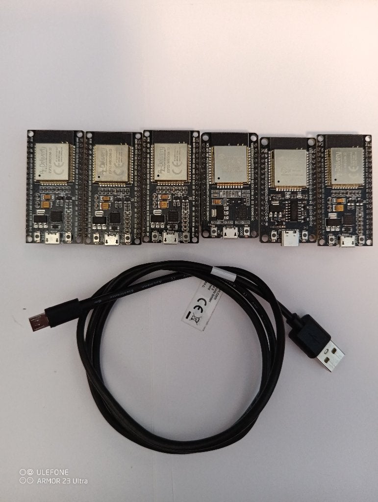 Esp 32- 6 stuks met kabel nieuw, Ophalen of Verzenden, Nieuw