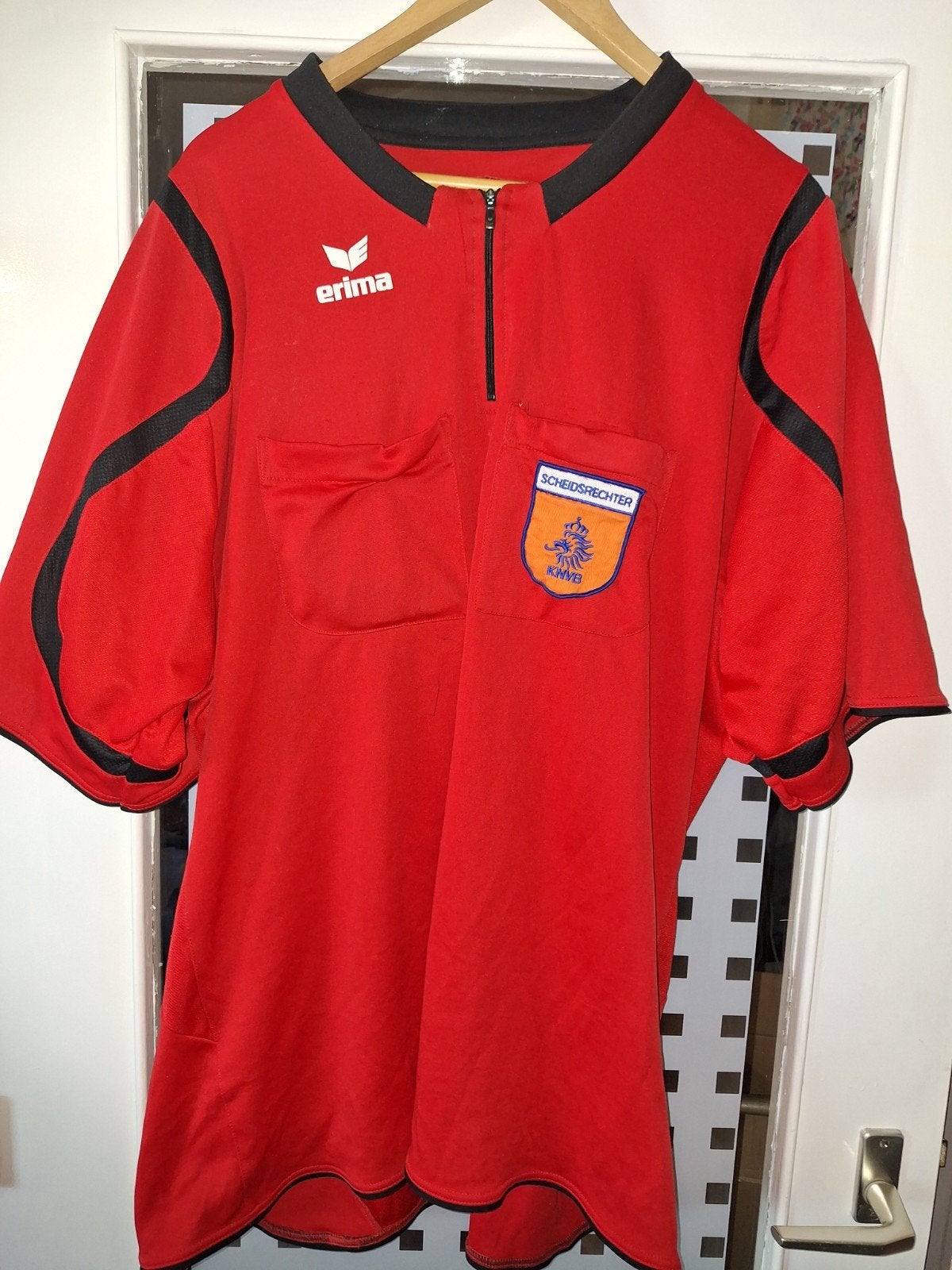 2x Scheidsrechter shirt erima, Groter dan maat XL, Ophalen of Verzenden, Gebruikt, Shirt