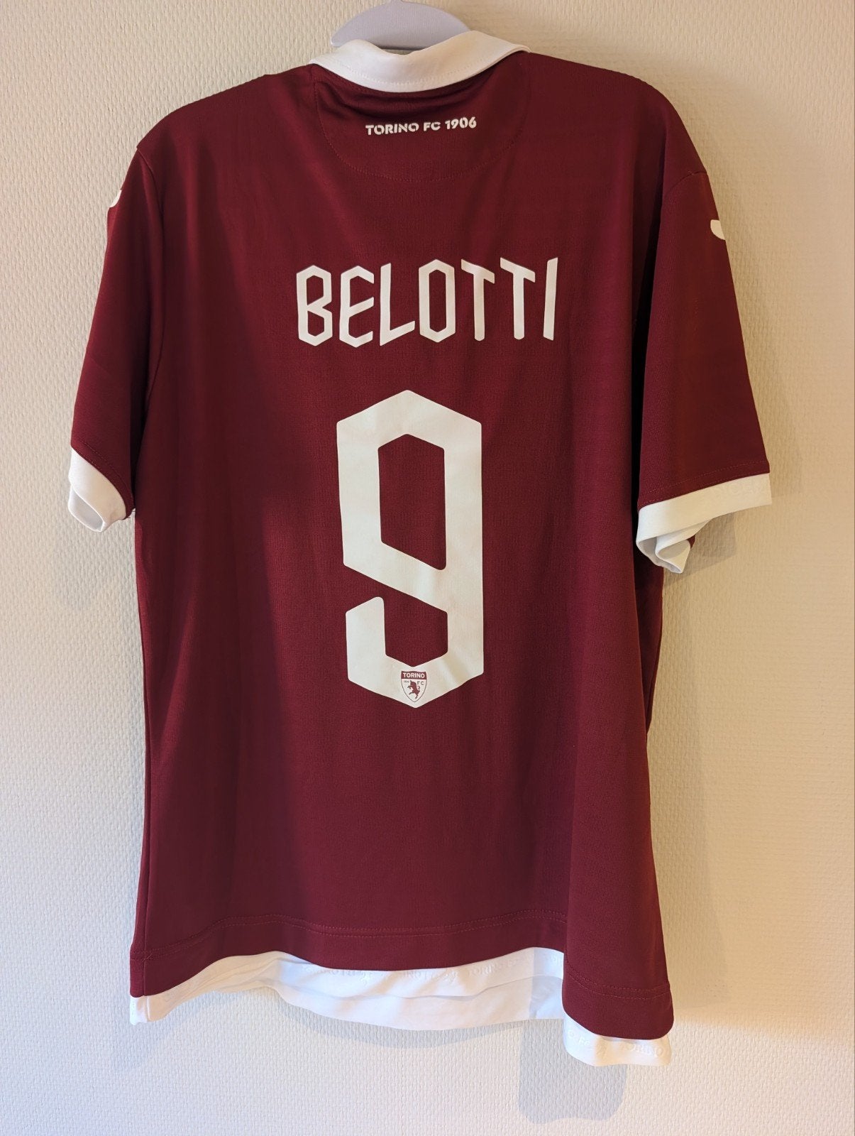 Torino FC Home 19/20 #9 Belotti Maat XL, Joma, Overige kleuren, Verzenden, Maat 56/58 (XL)