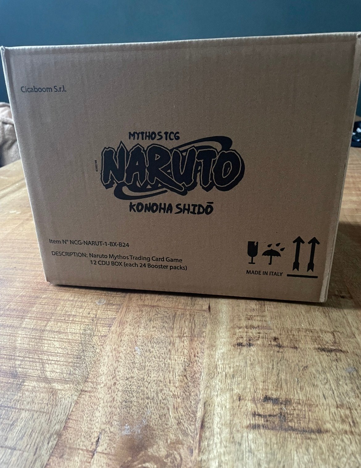 Naruto Mythos TCG Booster Box Case 12x – 1st Edition Sealed, Ophalen of Verzenden, Nieuw, Boosterbox, Foil