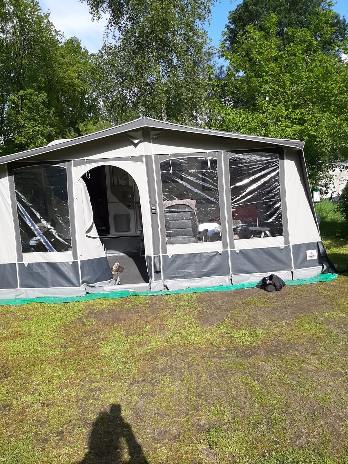 Dorema Horizon De Luxe opblaasbare voortent, maat 10, 2021, Caravans en Kamperen, Voortenten en Luifels, Ophalen, Zo goed als nieuw