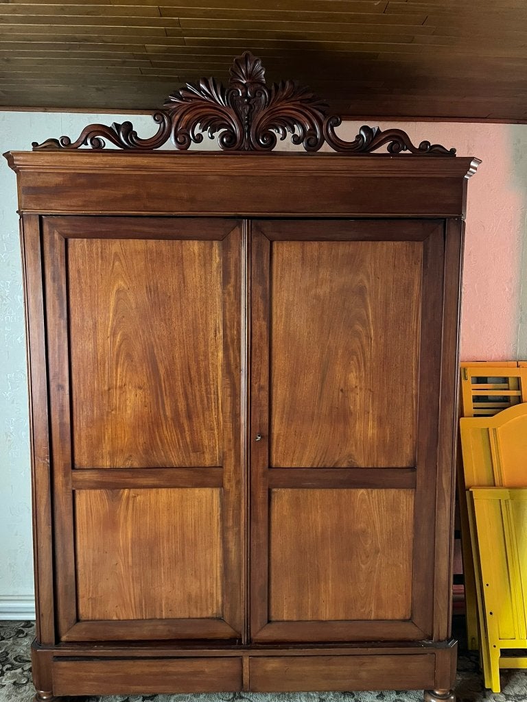 antieke kleerkast, Ophalen
