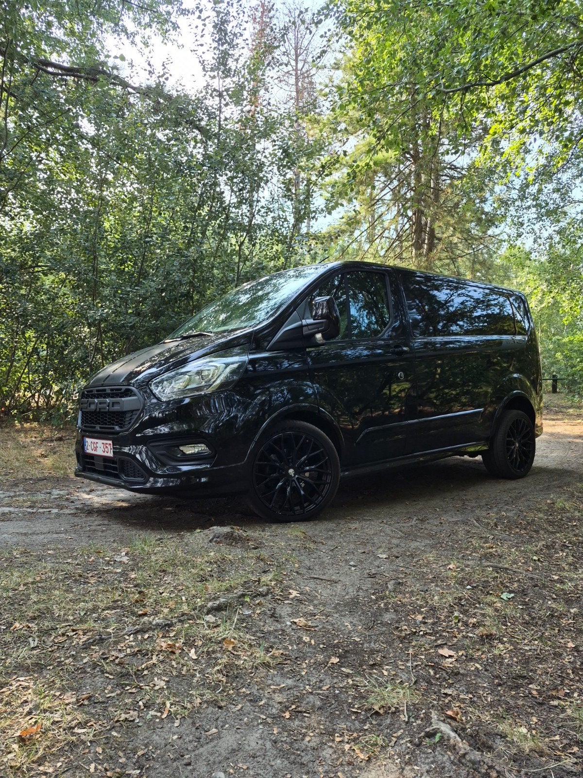 ford transit custom sport bus  h1l1 170 pk, Auto's, Voorwielaandrijving, Euro 6, 4 cilinders, Leder en Stof