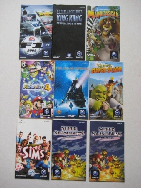 Nintendo Gamecube boekjes handleiding, Spelcomputers en Games, Overige genres, 1 speler, Ophalen of Verzenden, Zo goed als nieuw