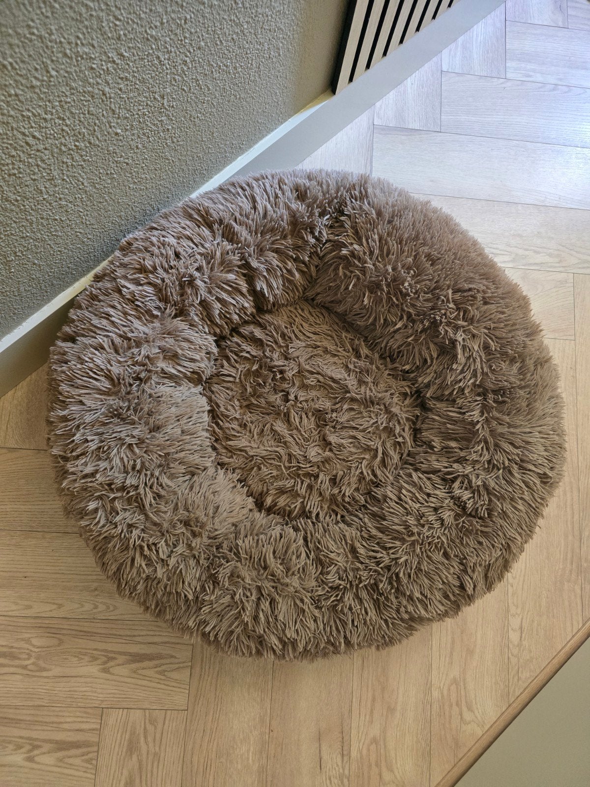Fluffy donut hondenmand, Ophalen, Gebruikt, Pluche