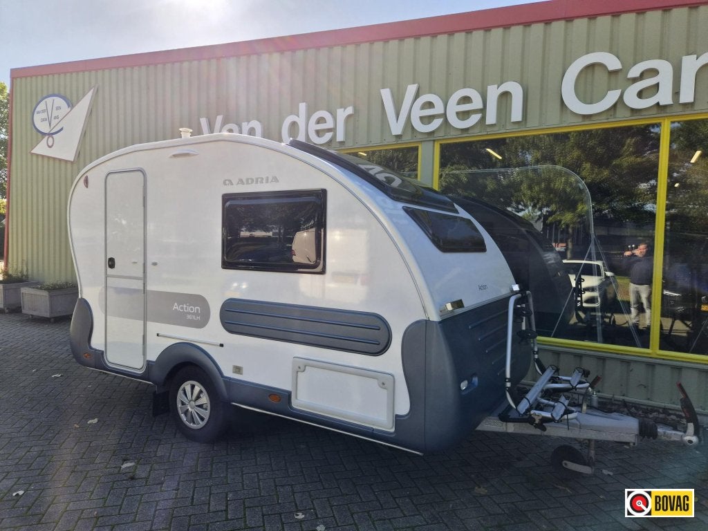 Adria Action 361 LH Walker voortent, luifel, Caravans en Kamperen, Standaardzit, Fietsenrek, Tot en met 2, Bedrijf