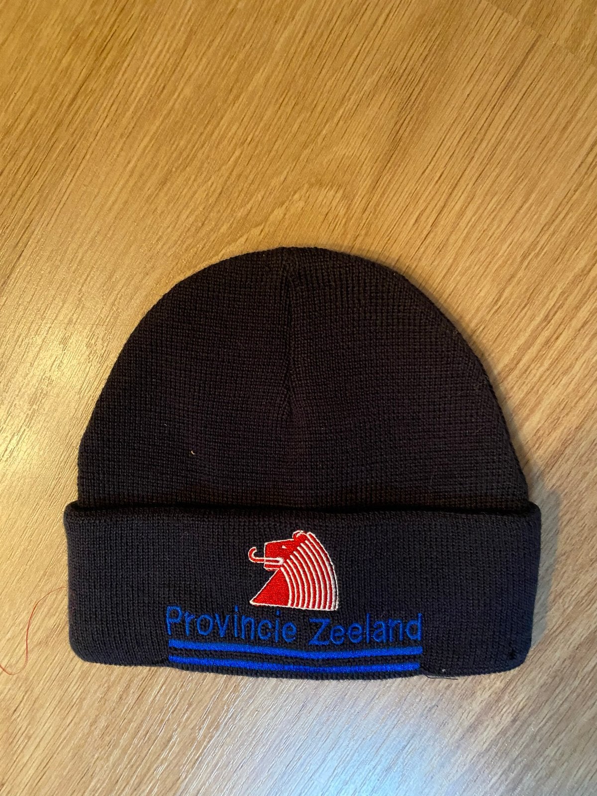 Muts Provincie Zeeland - Donkerblauw met logo, Ophalen of Verzenden, Zo goed als nieuw, One size fits all, Hoed
