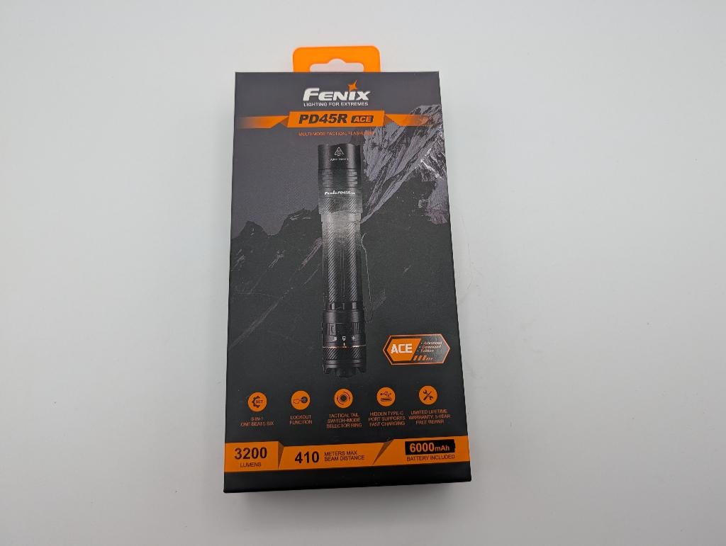 Fenix PD45R ACE Tactical Flashlight – NIEUW, Ophalen of Verzenden, Nieuw