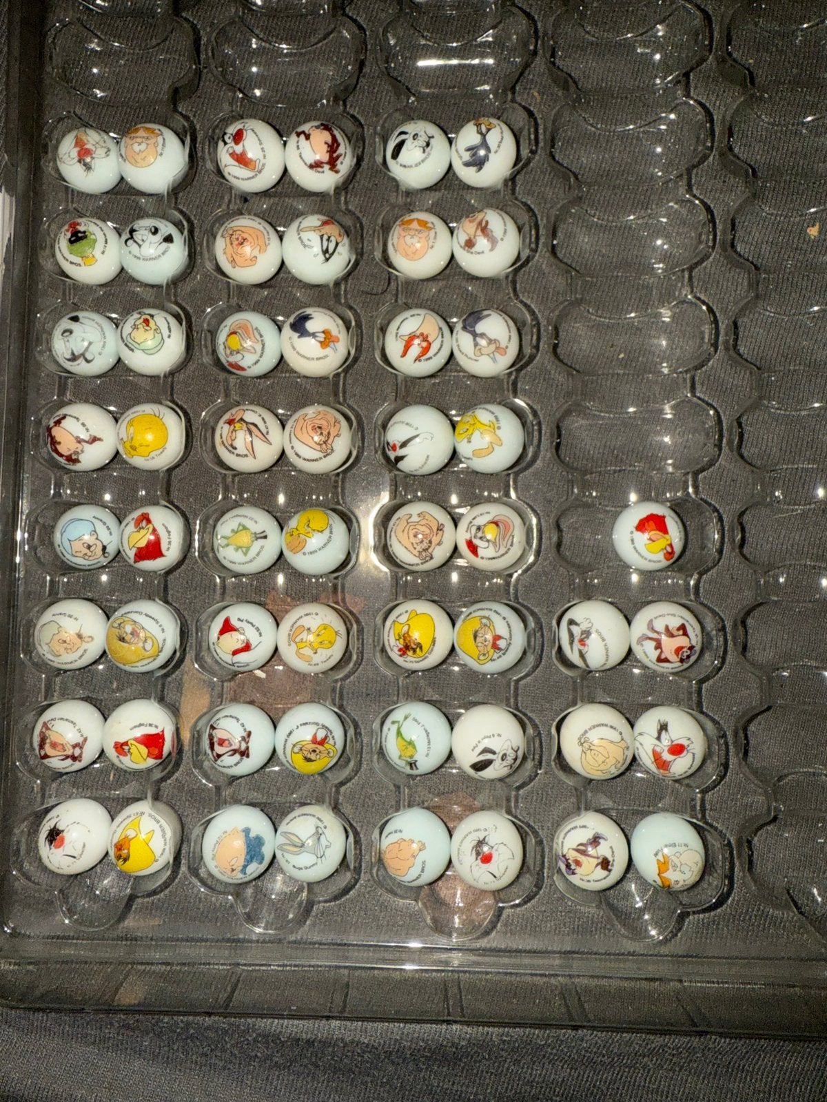 Looney Tunes Knikkers - Complete Set in Display, Ophalen of Verzenden, Zo goed als nieuw, Jongen of Meisje
