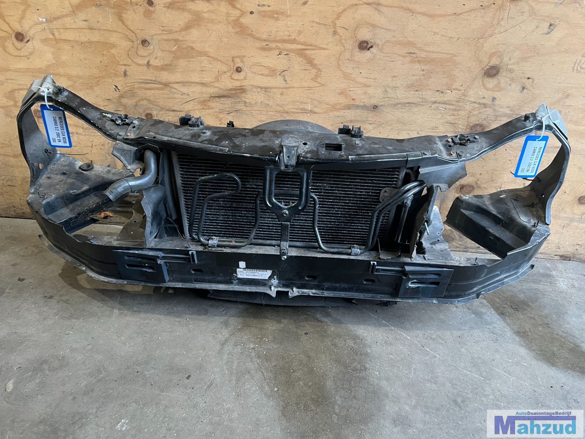 MERCEDES CLK W208 3.2 Voorfront front koelerpakket bumperbal, Gebruikt, Mercedes-Benz AG, Mercedes-Benz, Ophalen of Verzenden