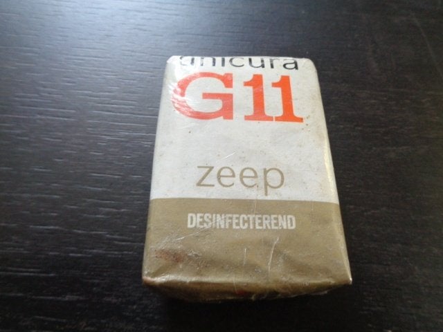 Oud blokje zeep Unicura G11., Ophalen of Verzenden, Verpakking